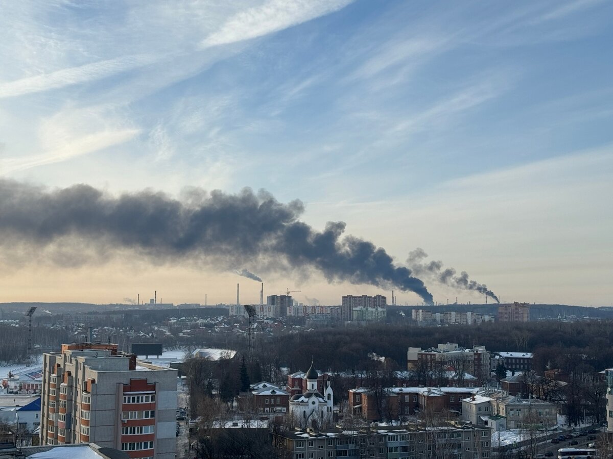 В рязани атаковали нефтебазу