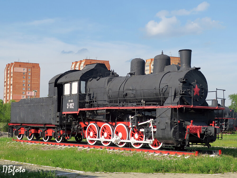 Паровоз Э-1112 в нижегородском музее "Паровозы России".