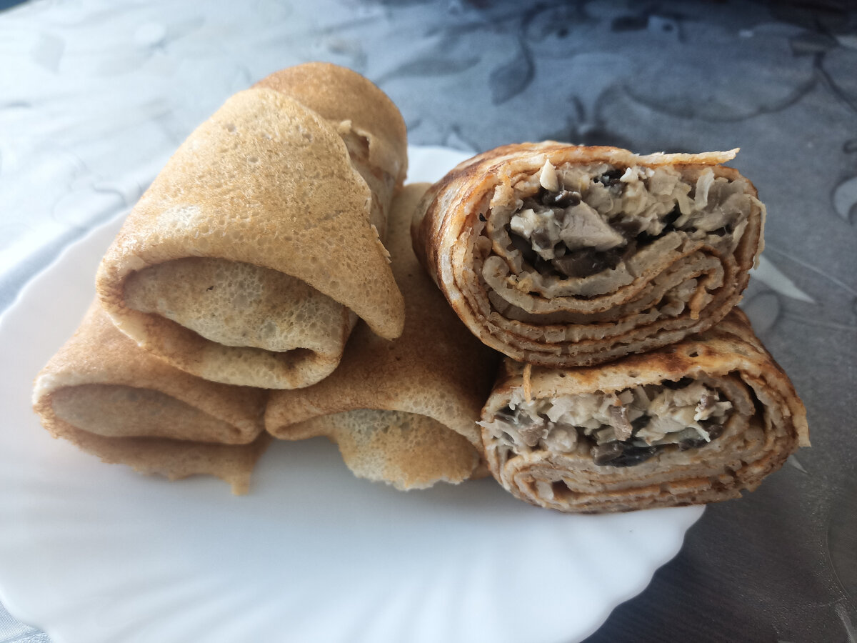 блинчики с начинкой Жюльен