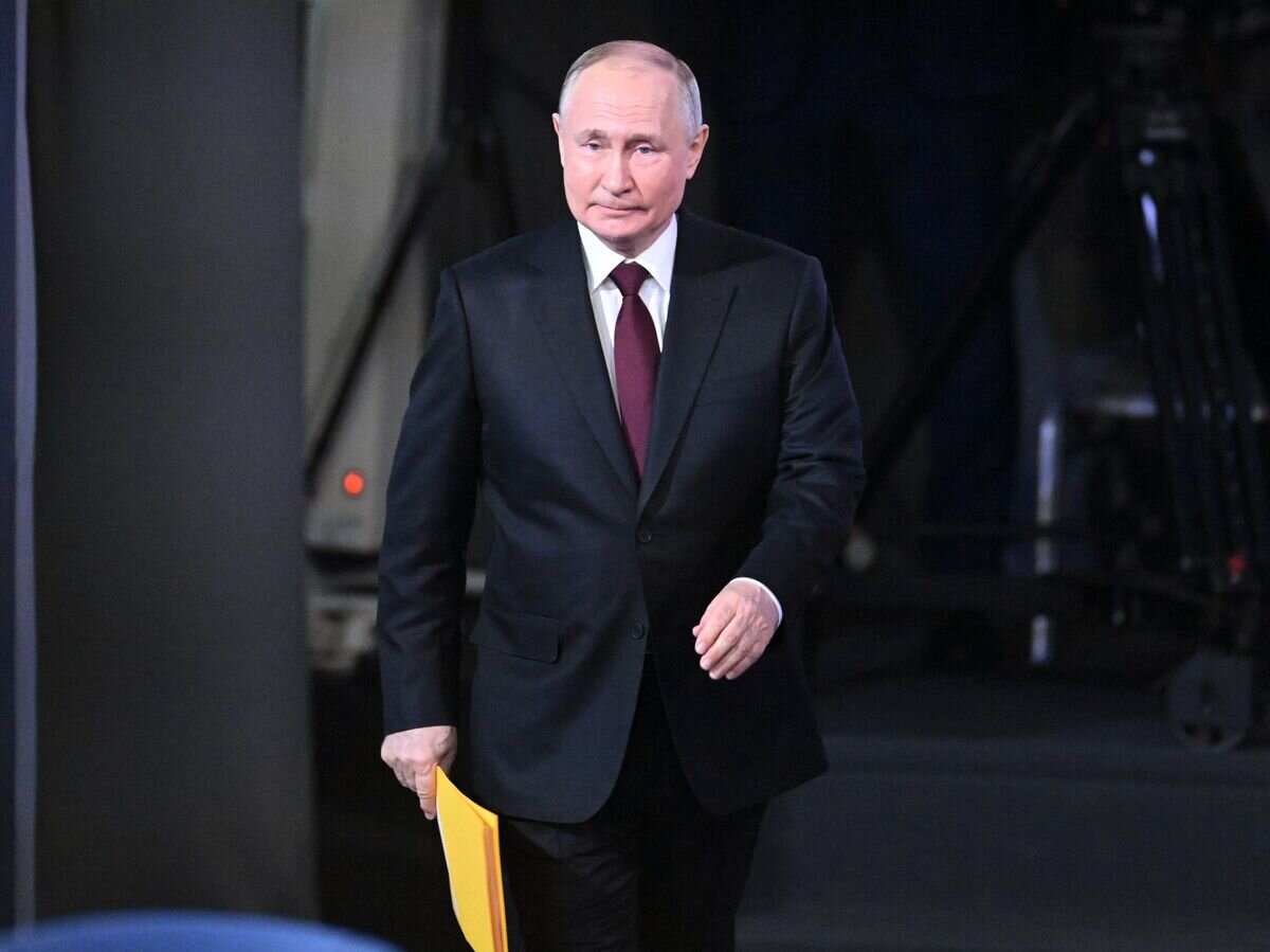    "Прямая линия" и большая пресс-конференция президента РФ В. Путина© РИА Новости . Станислав Красильников