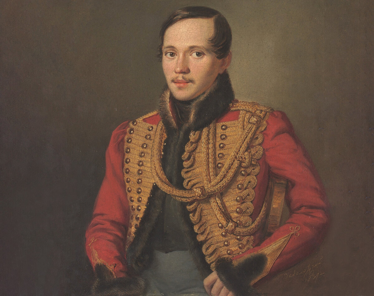 Петр Заболотский «Лермонтов в ментике лейб-гвардии Гусарского полка» / Государственная Третьяковская галерея, Москва