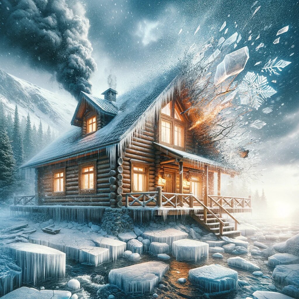 Брусовый дом в суровых условиях
