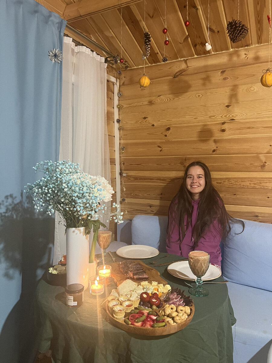 Встречаем Новый год в нашем домике 