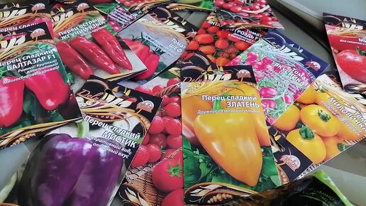 Обзор семян перцев и томатов - готовлюсь к посеву 2024