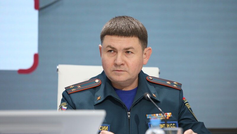    Заместитель начальника Главного управления МЧС по Ставропольскому краю Сергей Москвитин Фото: Дмитрий Ахмадуллин / / ИА «Победа26»