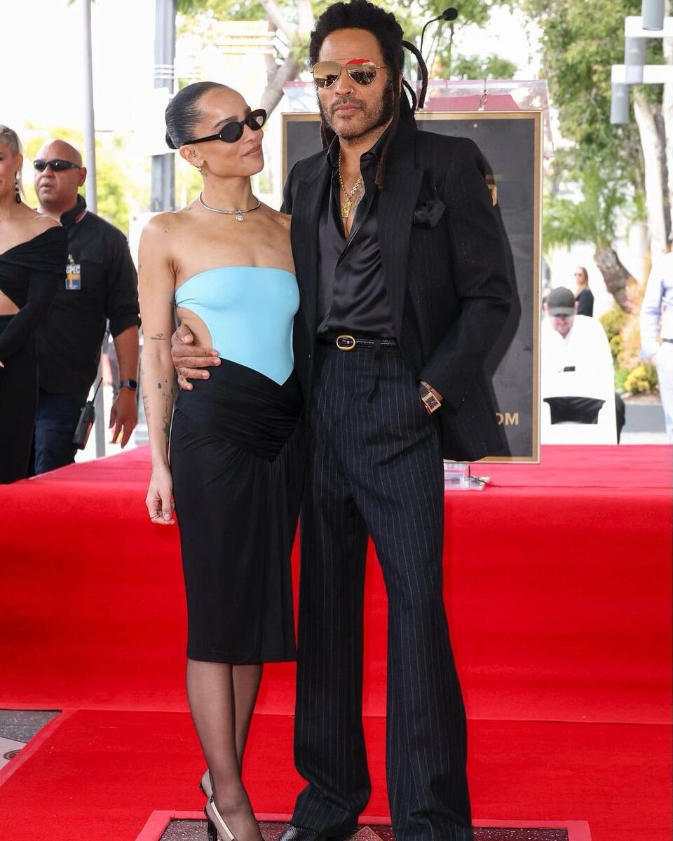 Зои и Ленни Кравиц