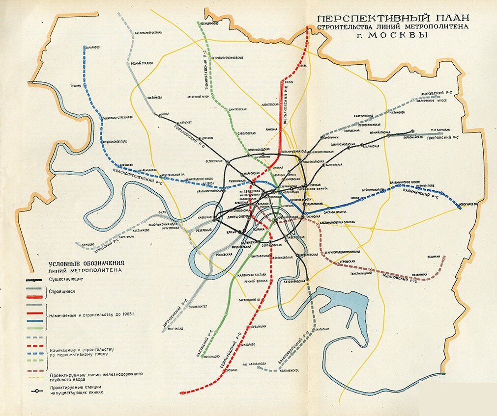 Нереализованные проекты метро: Кольцевая линия | Заметки о столице | Дзен