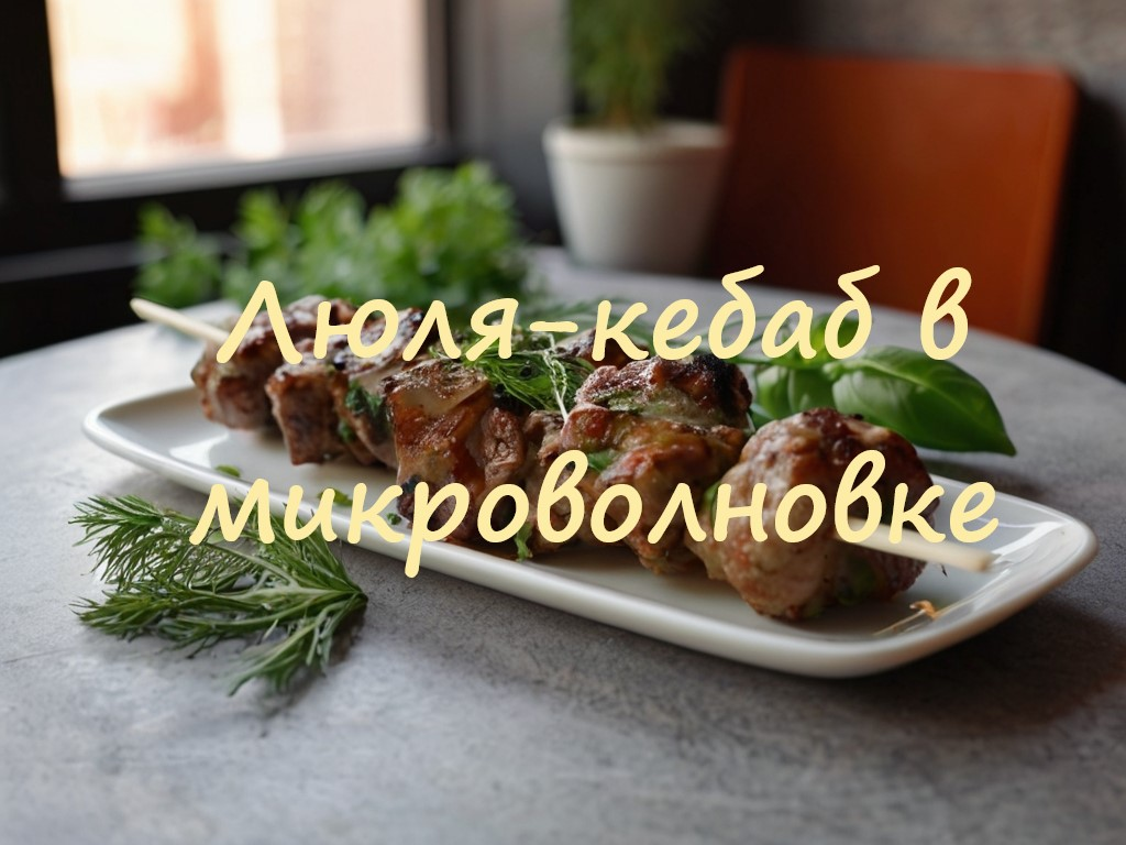 Люля-кебаб. Рецепт в микроволновке, рецепты с фото | Rezept