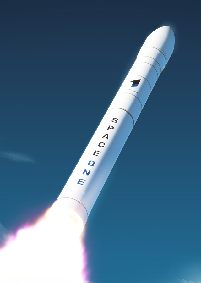 Ракета со спутником space one