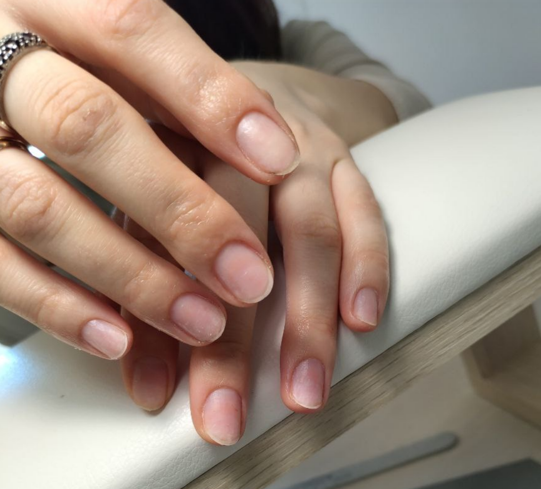 ногти после гигиенического маникюра без покрытия