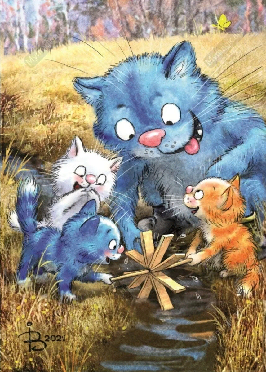 очаровательные коты Рины Зенюк