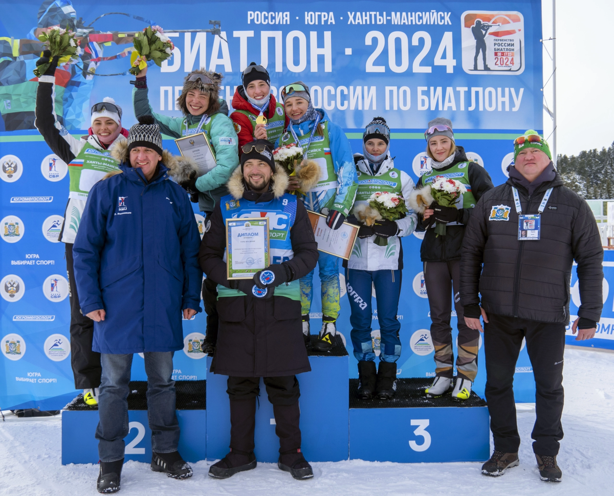    Югорчанки финишировали в шаге от медалей в пасьюте на первенстве России по биатлону