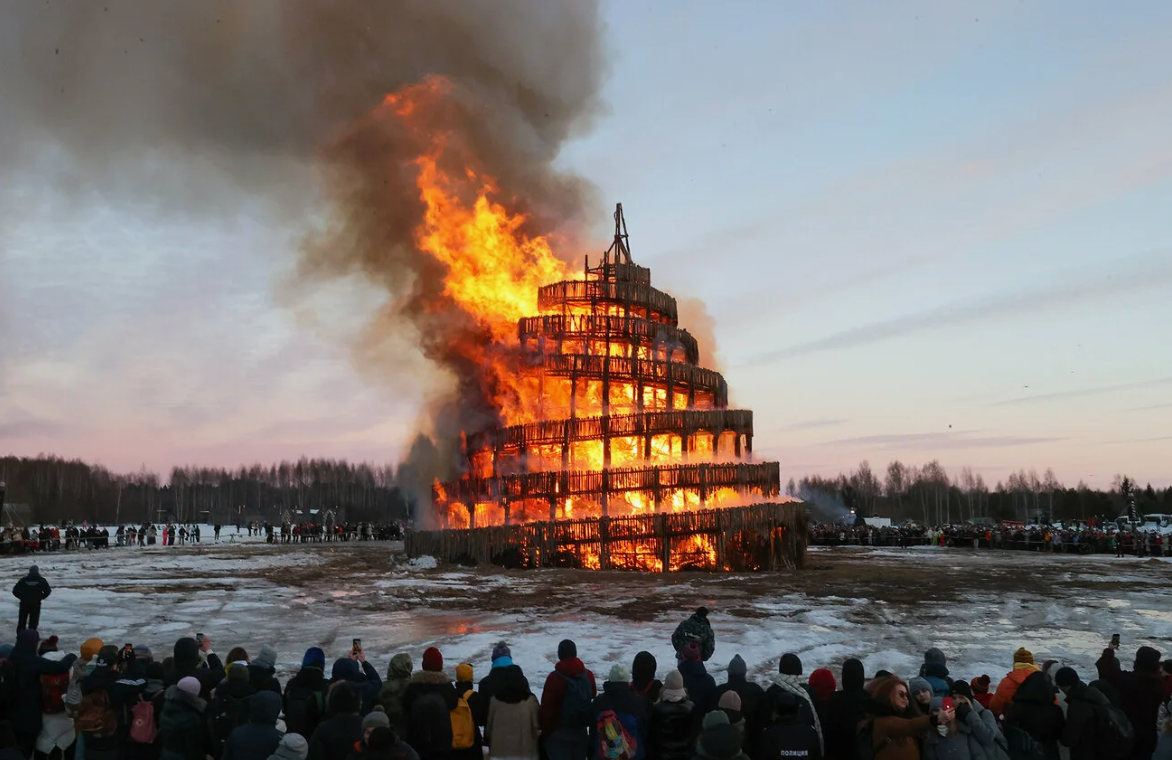 Сжигание масленицы 2024 нижний новгород