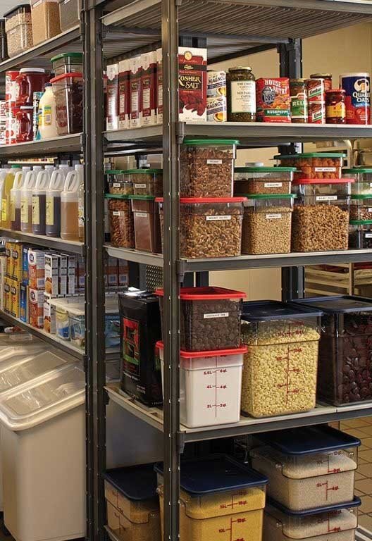 Пример выкладки товара на производственных складах.