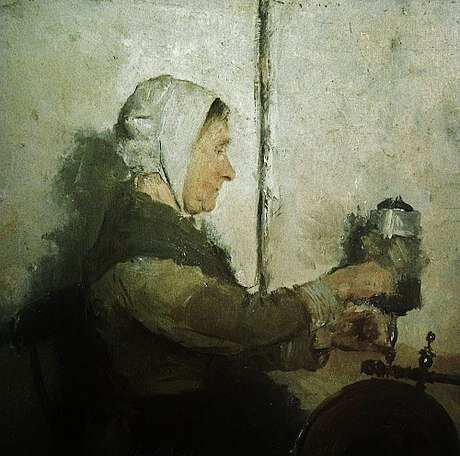 The Spinster. Э. Ларок. XIX век