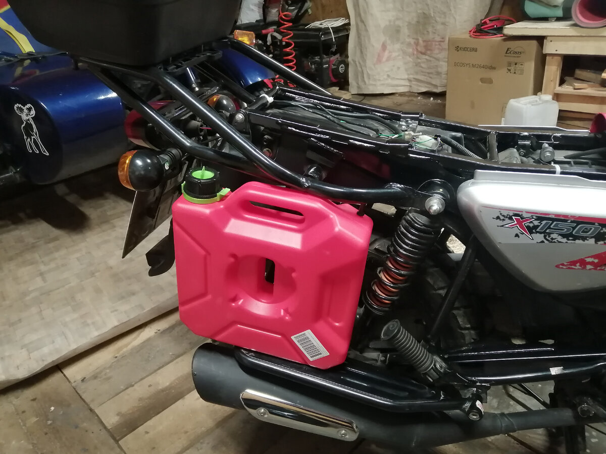 Предполагаемое место установки канистры