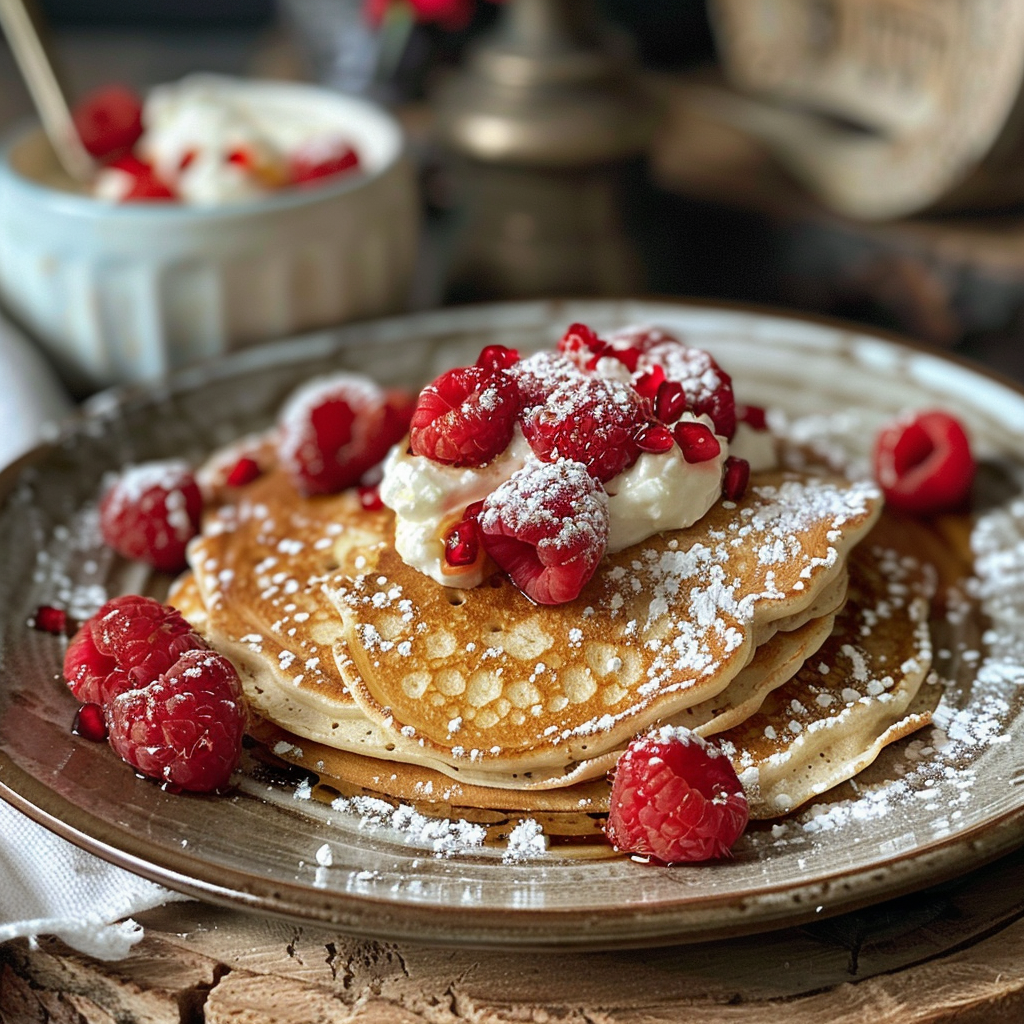 Золотистые блины на кефире