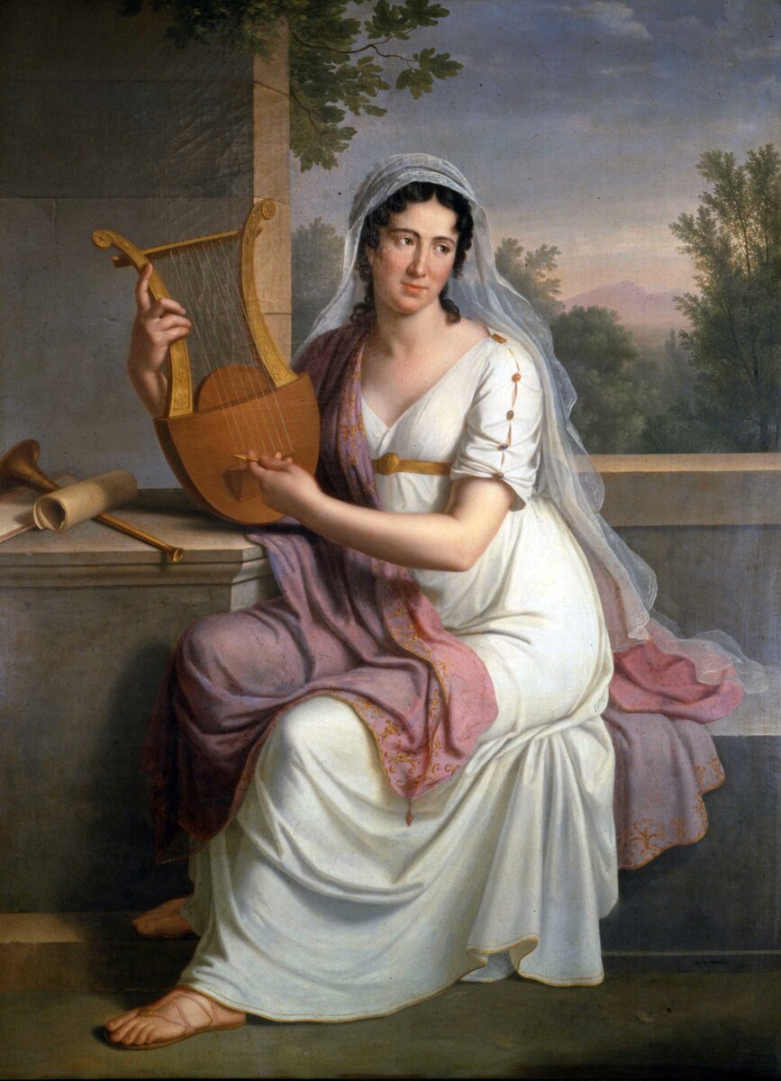 Иоганн Генрих Шмидт. Портрет Изабеллы Кольбран. 1817 г. 