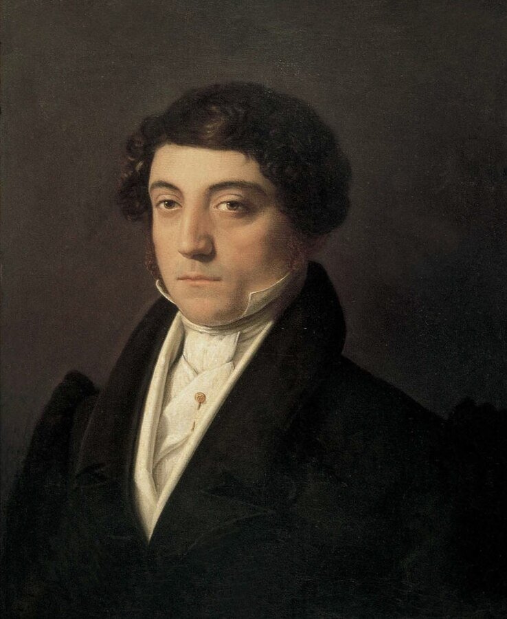 Внченцо Камуччини. Портрет Джоаккино Россини. 1819 г.