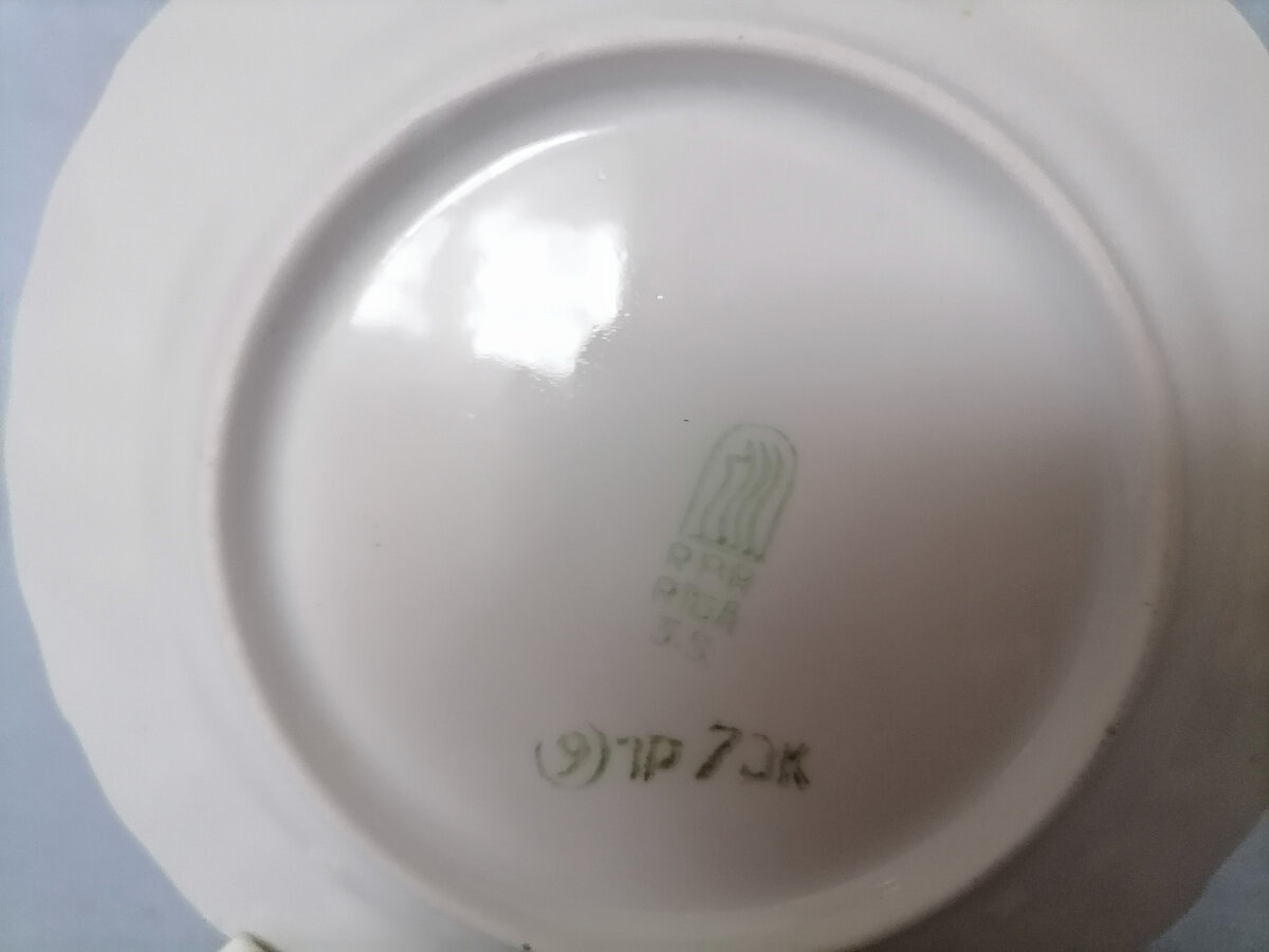 Личное фото автора. Марка на тарелке- RPR.