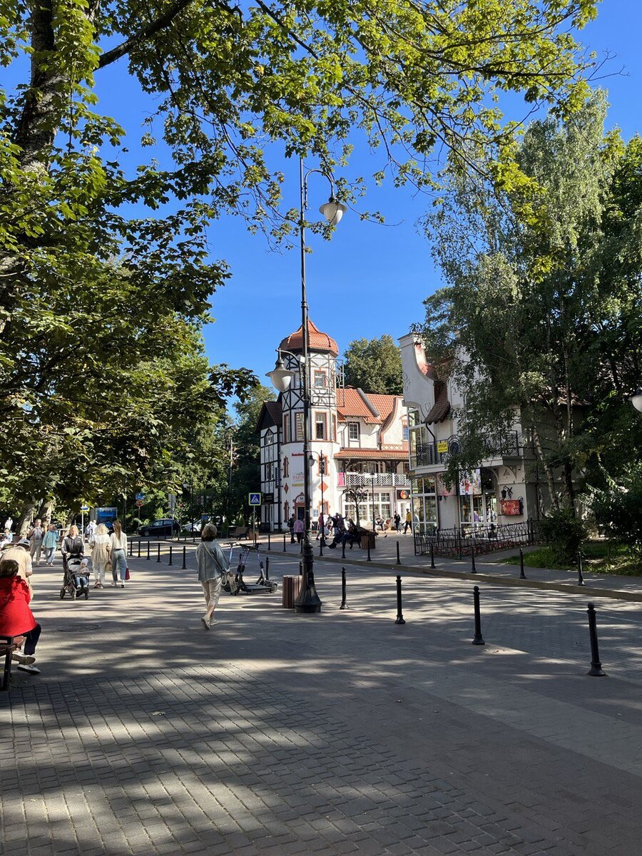 Светлогорск, центральные улицы