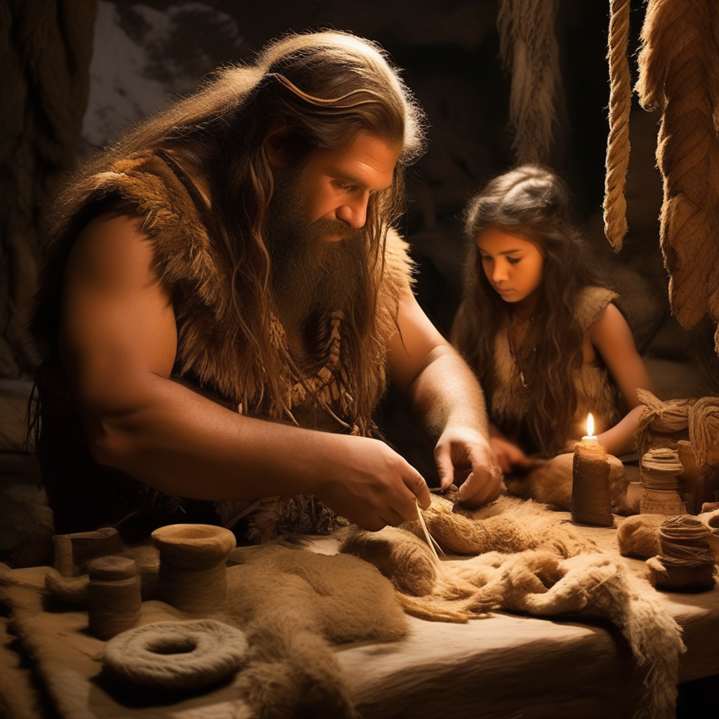 Вот примерно так делают пэчворк неандертальцы))