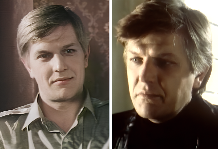 Александр Новиков в фильмах: «Люблю. Жду. Лена», 1983 г. и «Чёрный квадрат», 1992 г. Фото Яндекс.Картинки