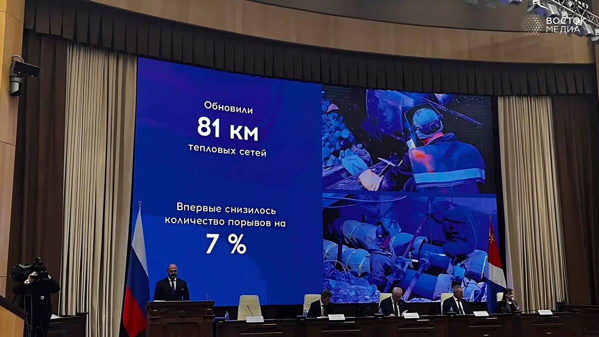     Константин Шестаков в рамках ежегодного отчета, объявил о крупномасштабном обновлении инфраструктуры города. За последние три года был успешно заменен 81 километр тепловых сетей. При этом половина объемов работы пришлась на 2023 год.