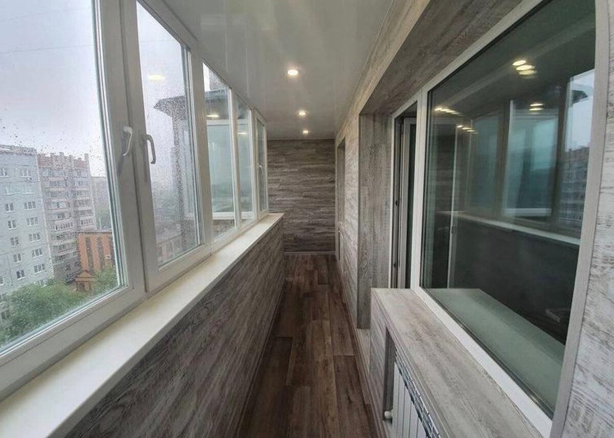 Отделка балконов и лоджий под ключ