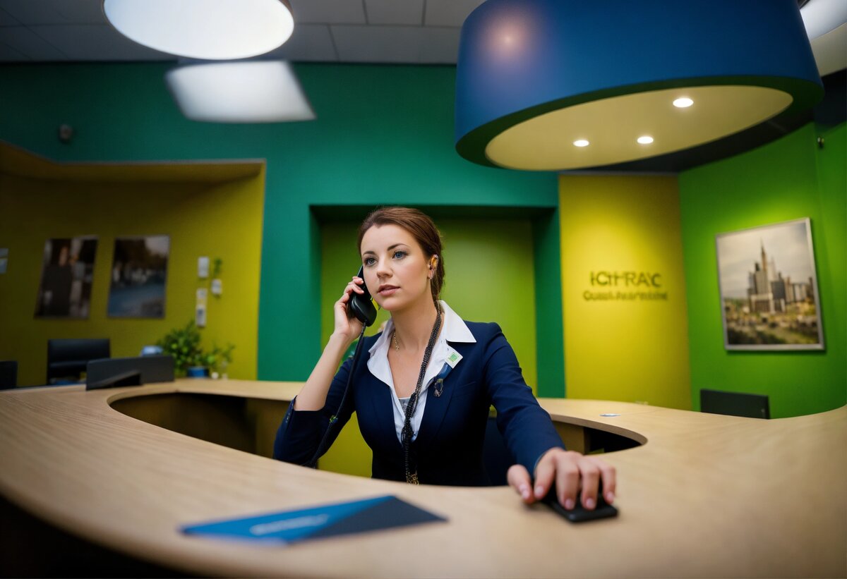 Ресепшен в гостинице