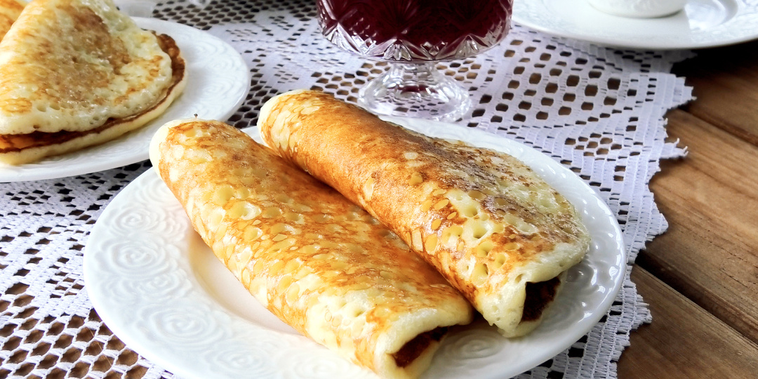 Пышные блины на кефире без дрожжей 🥞☕