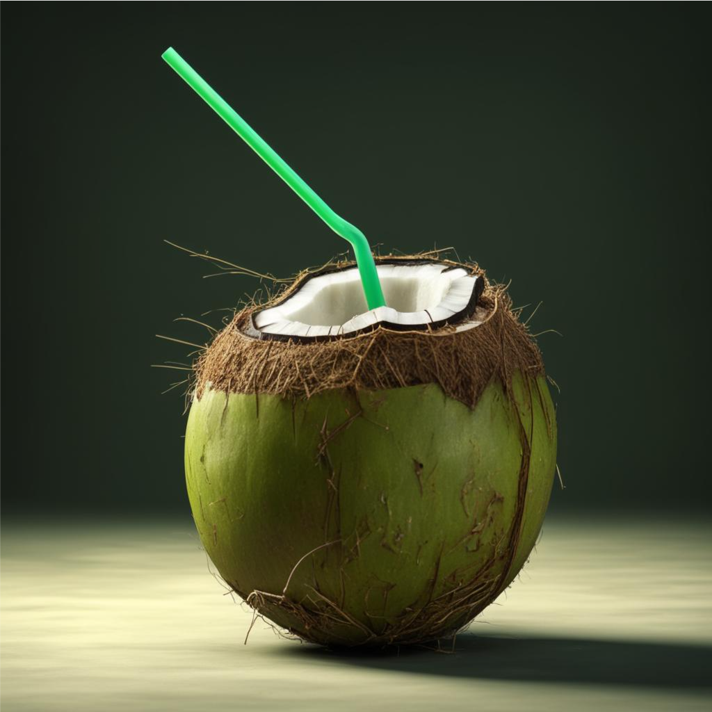 Кокосовый орех в представлении нейросети Kandinsky