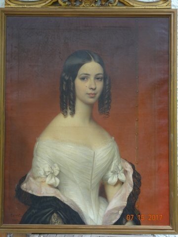 Кур Жозеф-Дезире (Court J.D.) Портрет Симплиции де Николаи. 1843 г.