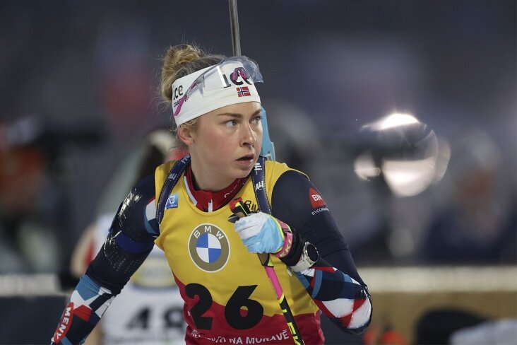 Лидер Кубка Мира 2023-2024 Ингрид Тандреволд, фото взято с сайта championat.com