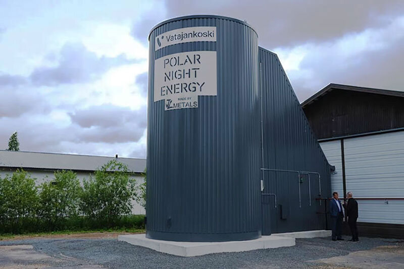 Компания Polar Night Energy строит новую «песчаную батарею» В Финляндии создадут новую «песчаную батарею» промышленного масштаба. Ее будут использовать для обогрева во время холодных полярных зим.