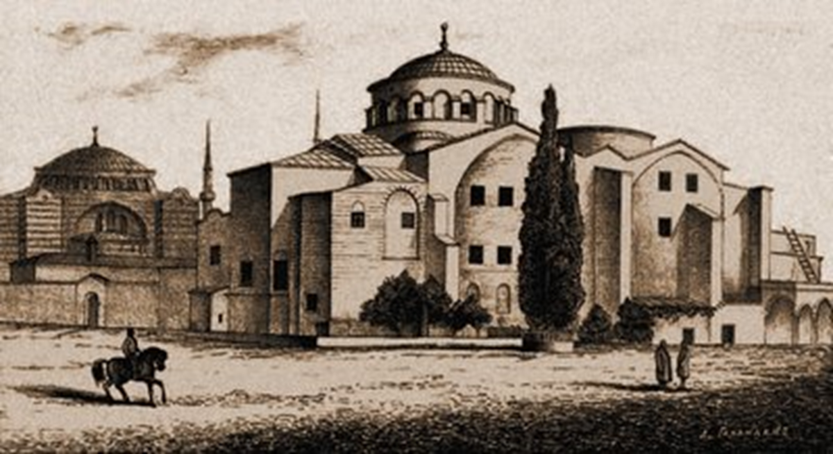 Церковь Святой Ирины единственное здание древнего Константинополя, сохранившееся со времен правления Константина Великого.
