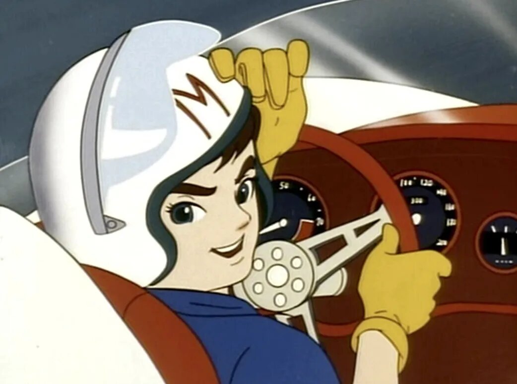Кадр из аниме «Спиди Гонщик»   📷