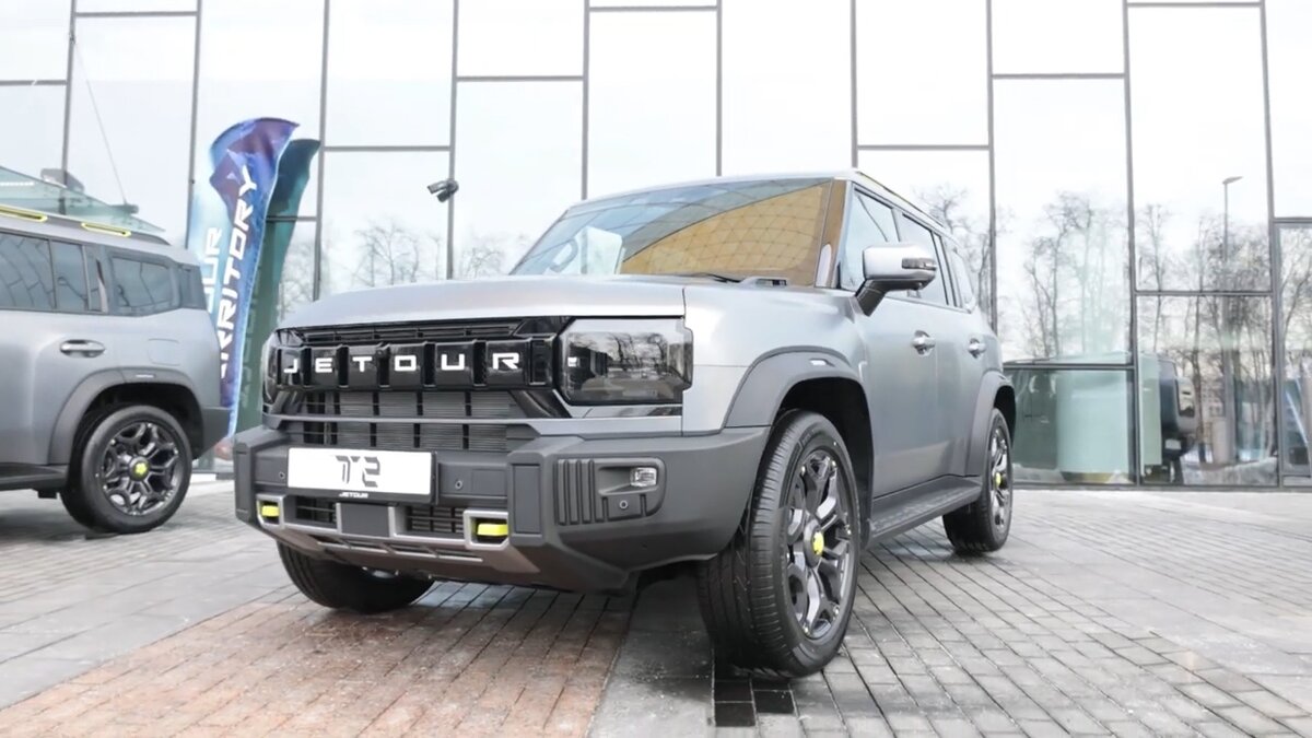 Jetour T2 выглядит очень брутально
