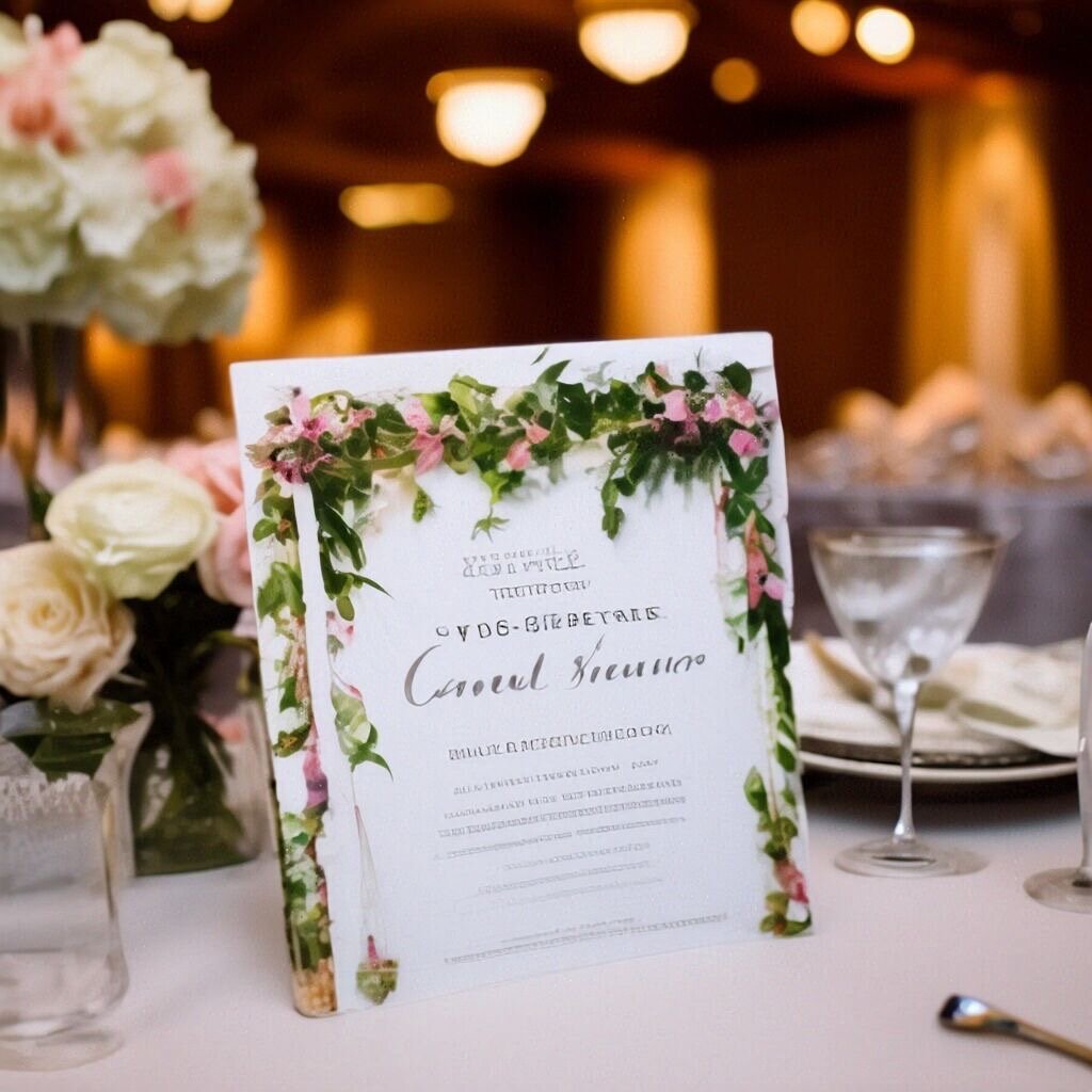 Бумажное приглашение 