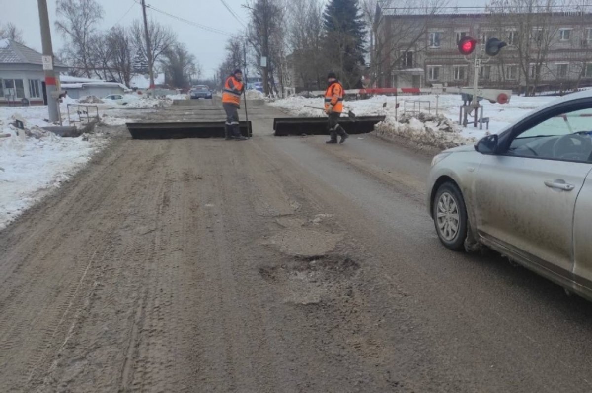    Железнодорожников накажут за состояние переезда в тульском Криволучье