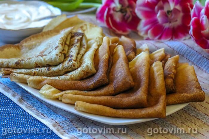 Блины в бутылке - оригинальная идея приготовления любимого блюда