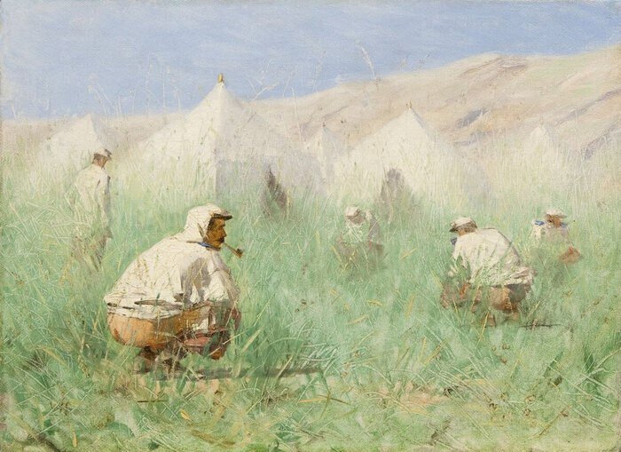 Василий Верещагин - Русский лагерь в Туркестане (1860-е)