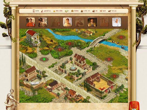 Интерфейс игры "Гладиаторы"