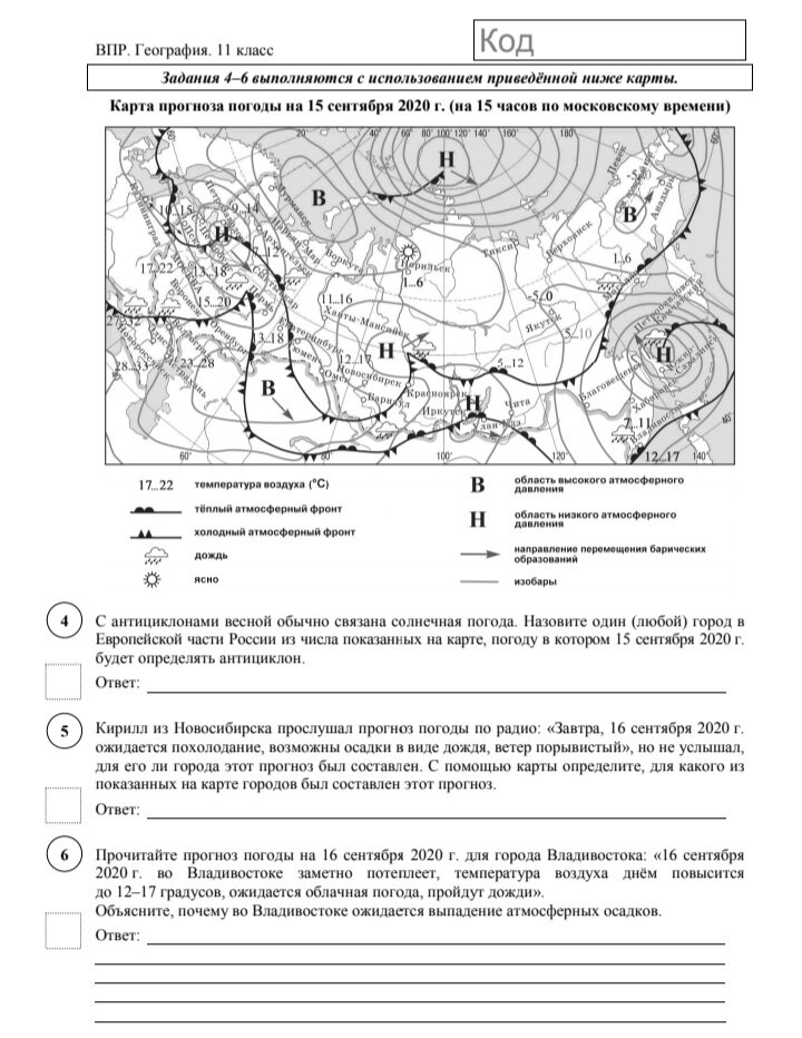 Баллы впр 6 класс