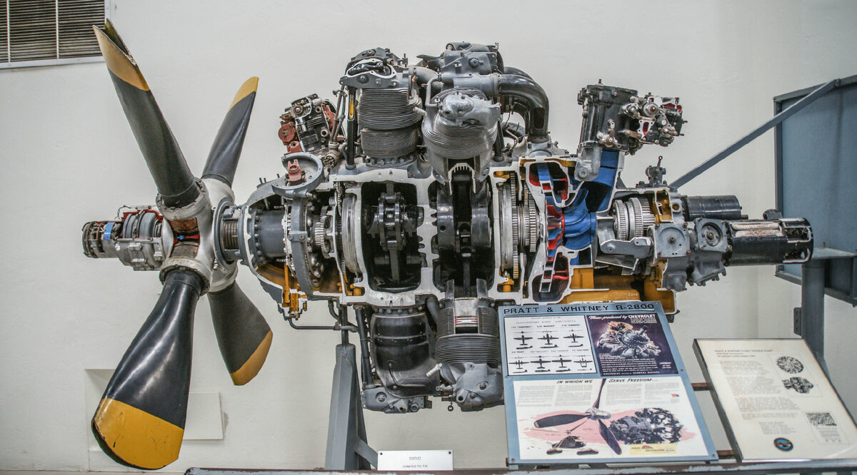 вот так выглядел Pratt & Whitney R-2800