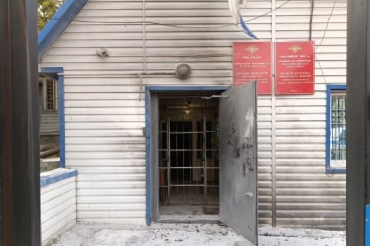    На Алтае направлено в суд дело мужчины, который поджег полицейский участок