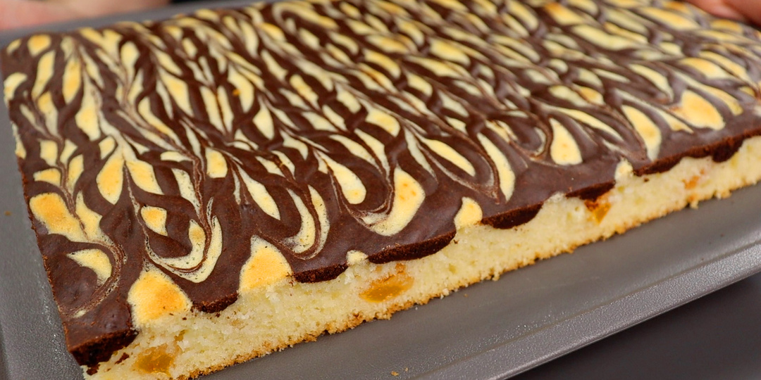 Всегда возвращаюсь к этому рецепту: мягкий, нежный пирог с творожной прослойкой и курагой