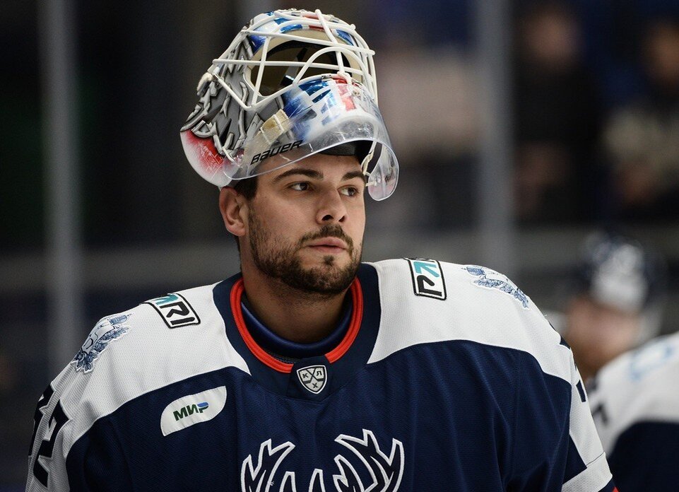    Адам Хуска рассказал об итогах сезона. Фото: пресс-служба ХК "Торпедо".