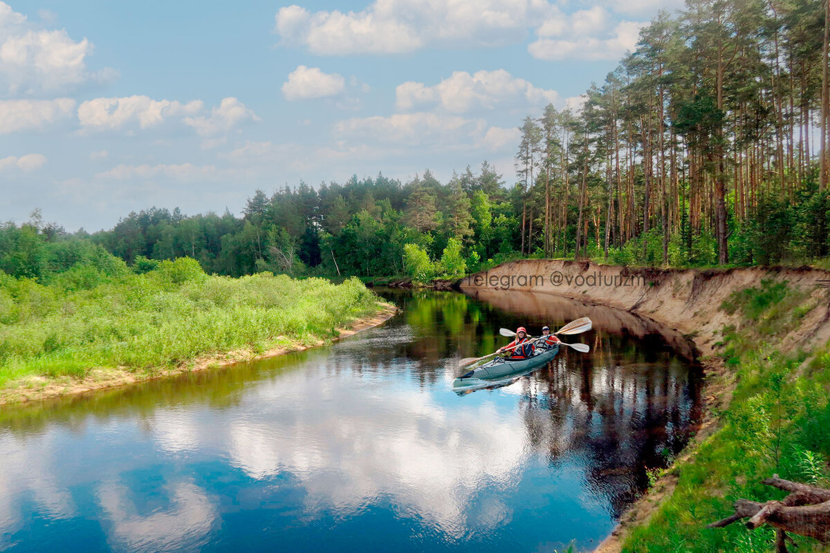 На байдарке по реке Пра