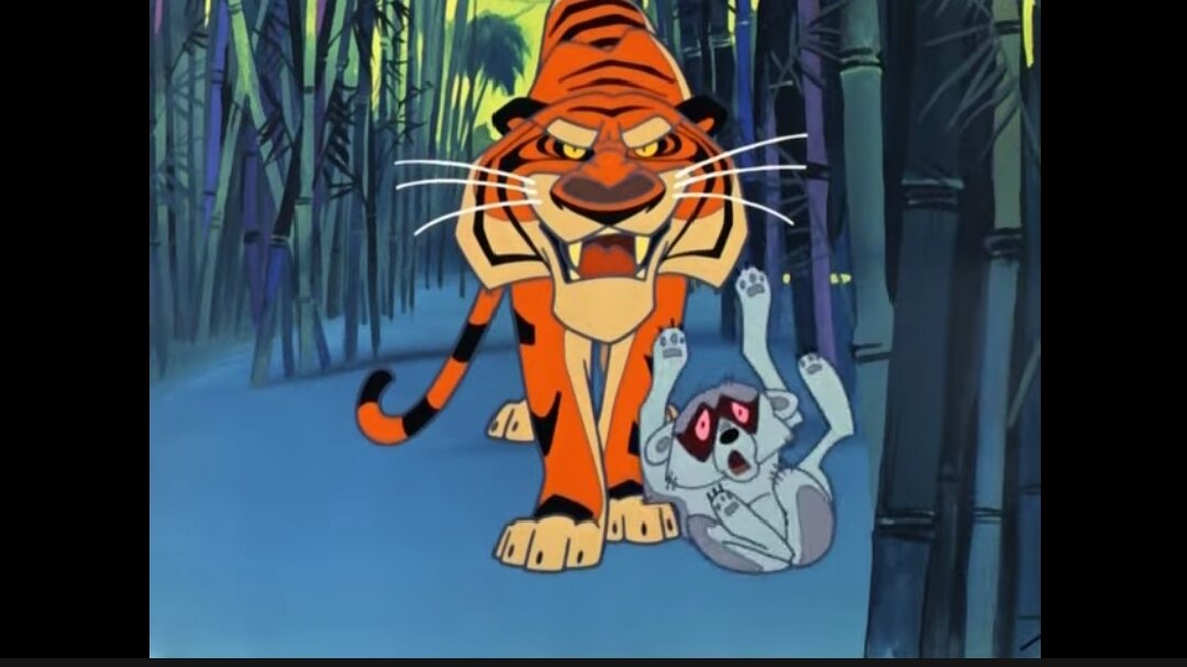 Шер- Хан и его пятколиз Табаки. 